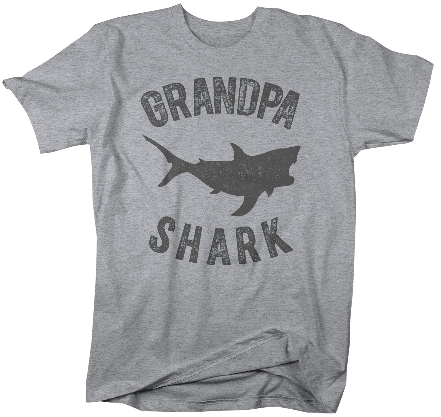 Men's Grandpa Shark T Shirt Shark Shirts Matching Grandpa TShirt Father's Day Gift Idea Tee 