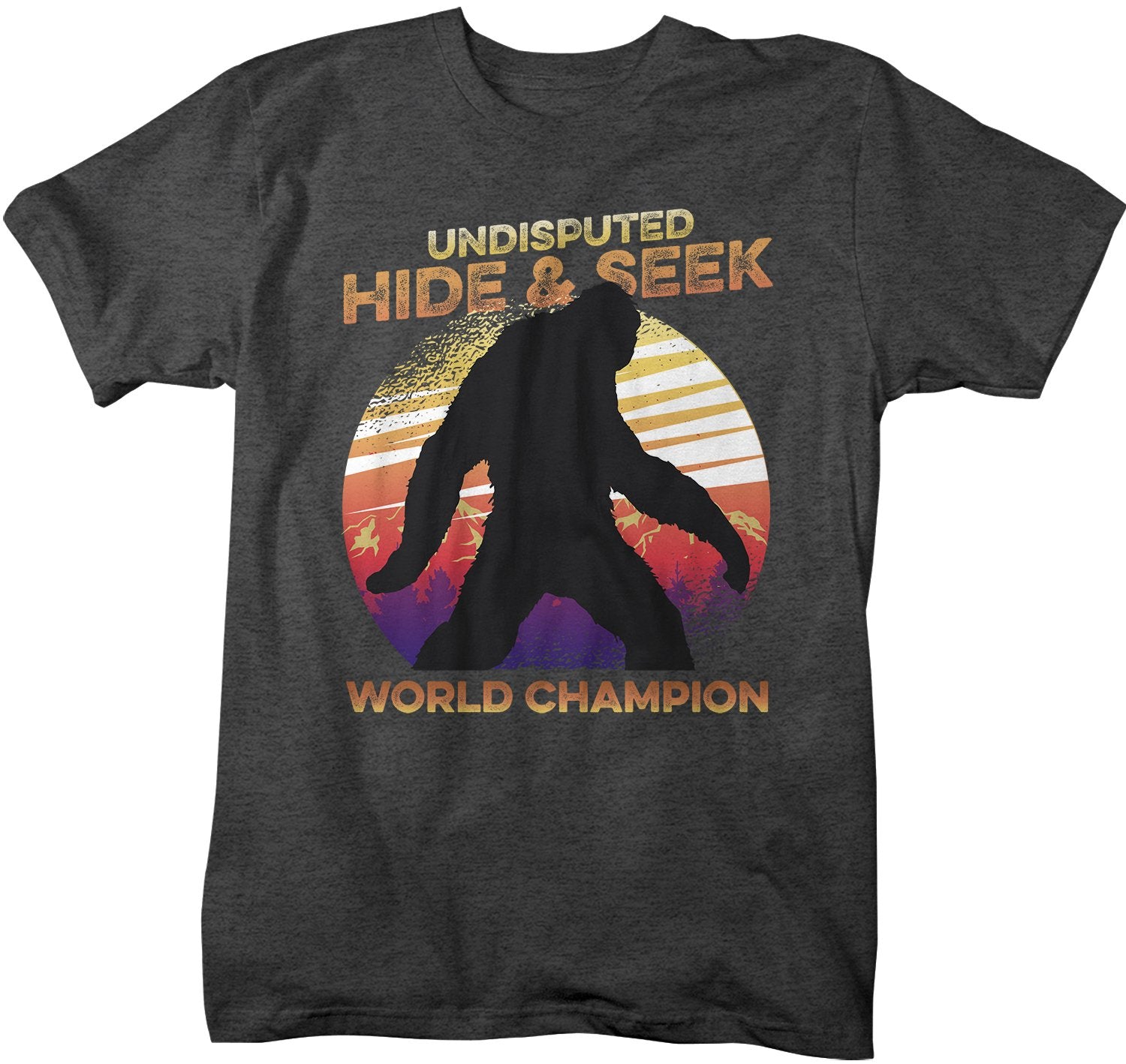 sasquatch hide and seek champion t shirt