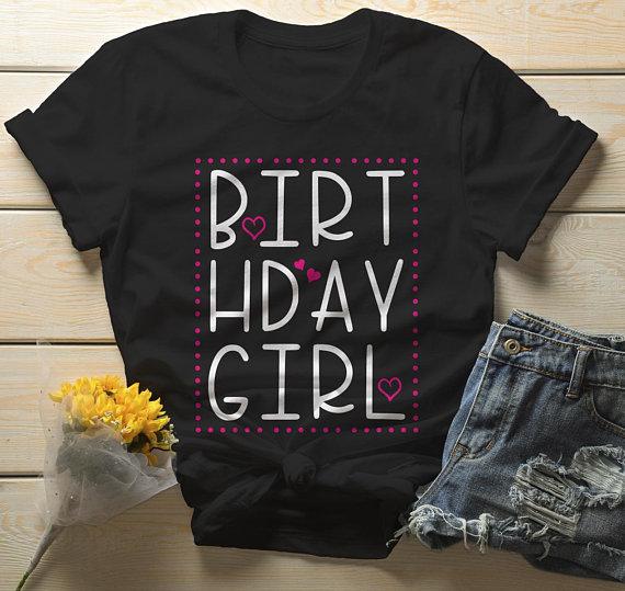 cute birthday girl shirts