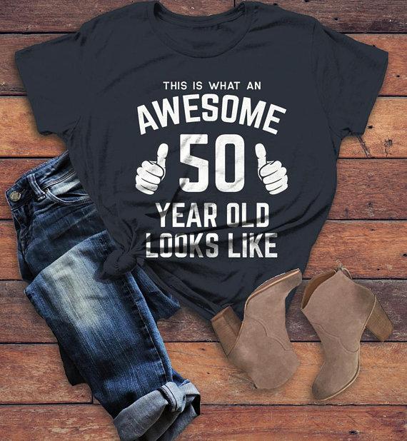 50 year old tee shirts