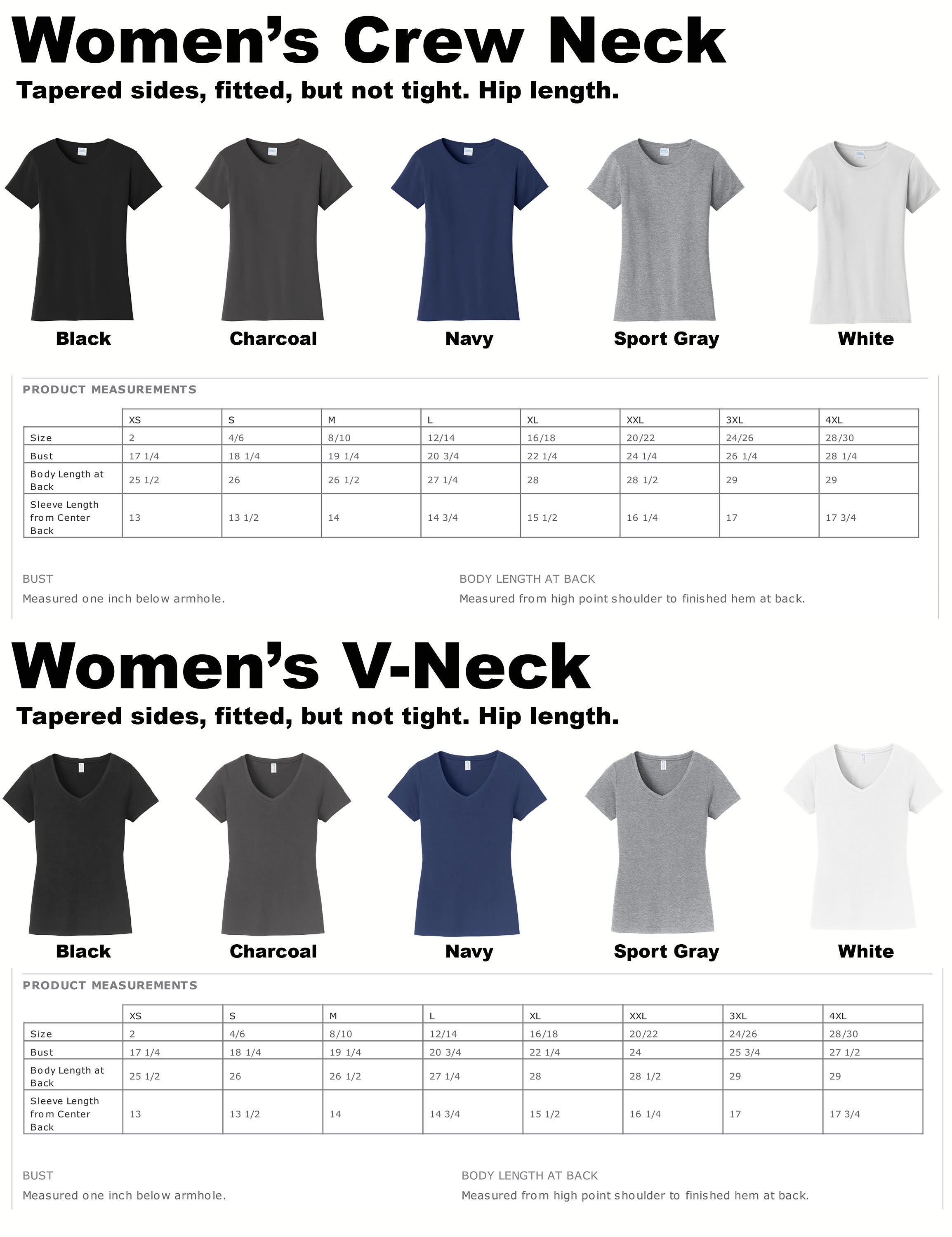 types of t shirts for women