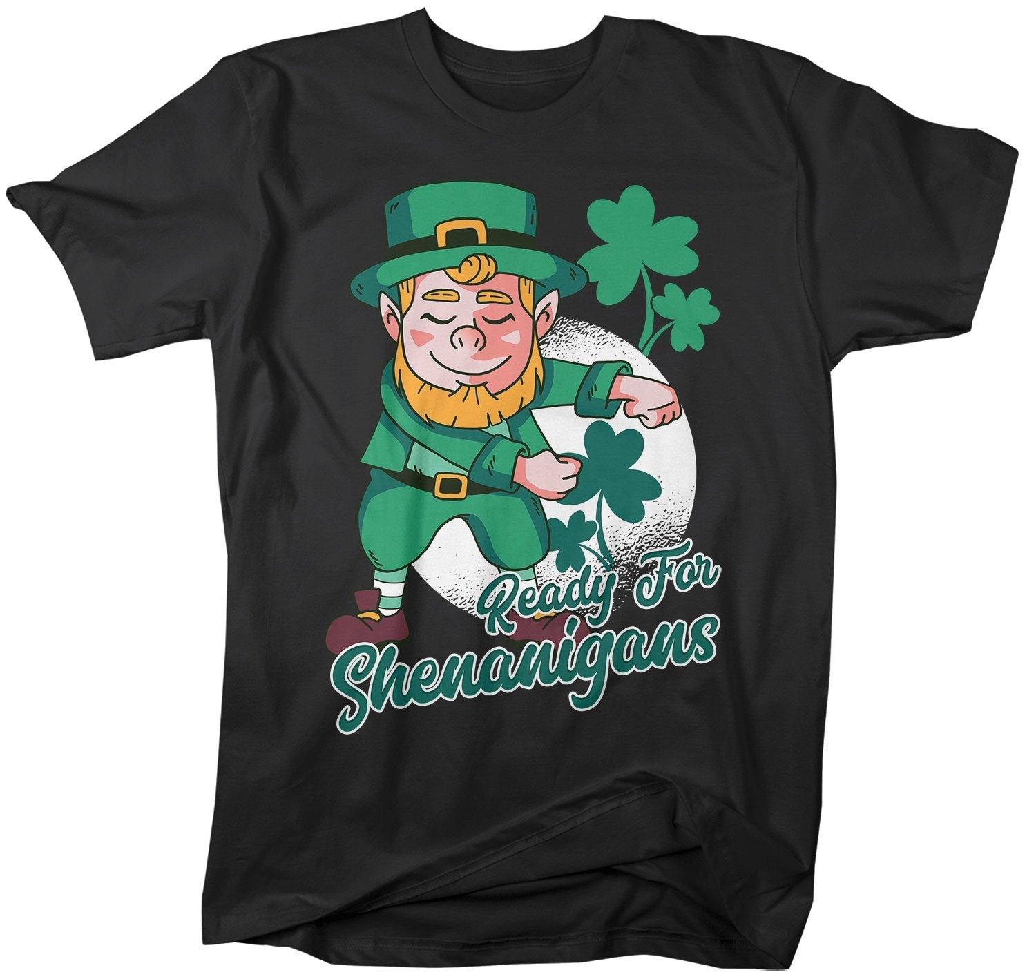 Men's Leprechaun T-Shirt St. Patrick's Day Shenanigans Shirts Graphic ...