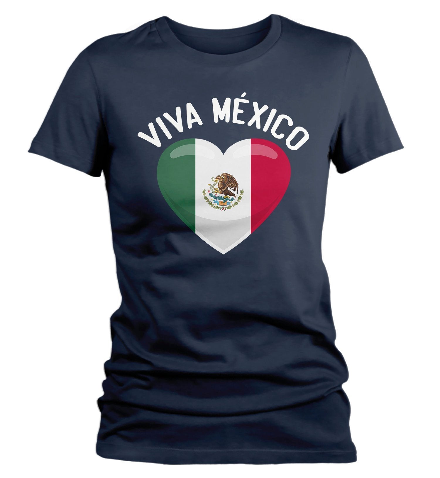 Intens Waardeloos Brochure Women's Viva Mexico T Shirt Cinco De Mayo Shirts Mexican Flag Heart Gr |  Shirts By Sarah