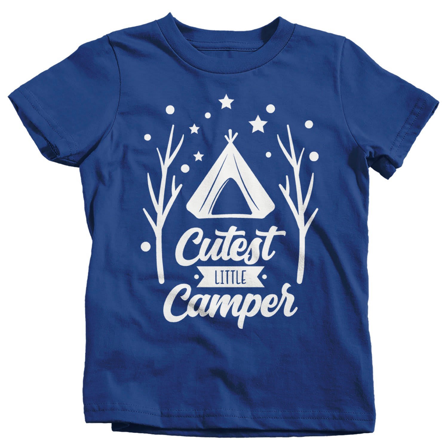 Kids Cutest Camper T Shirt Adorable Kids Camping Shirts Toddler Infant Youth Cutest Little Camper Te