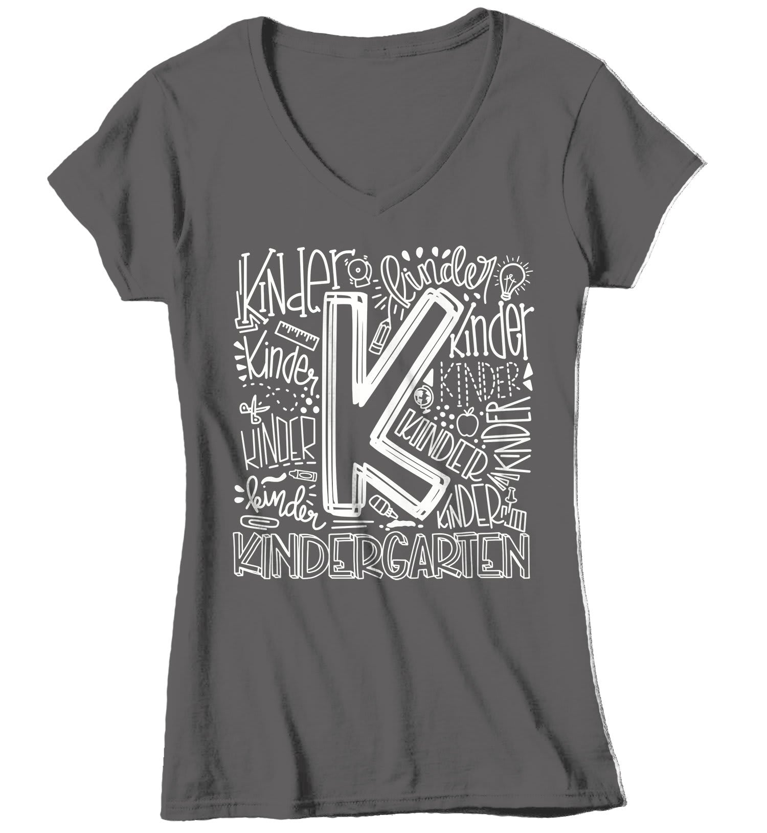 Hen Groenland uitvinden Women's Kindergarten Teacher T Shirt Kindergarten Typography T Shirt C |  Shirts By Sarah