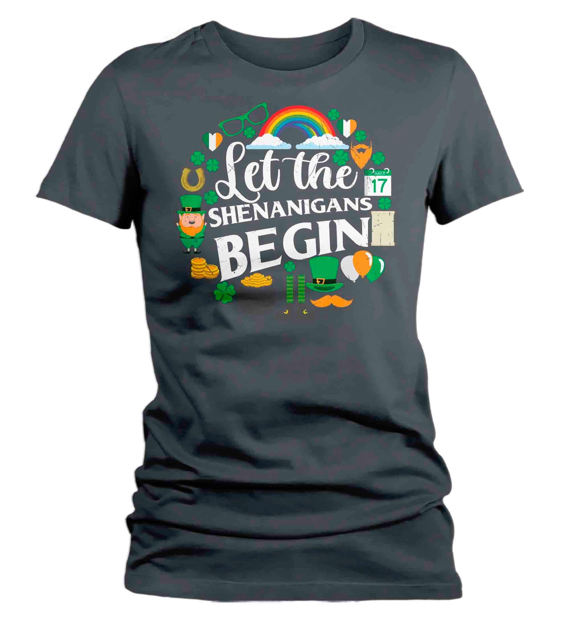 Women's Funny Shenanigans Shirt St. Patrick's Day T Shir