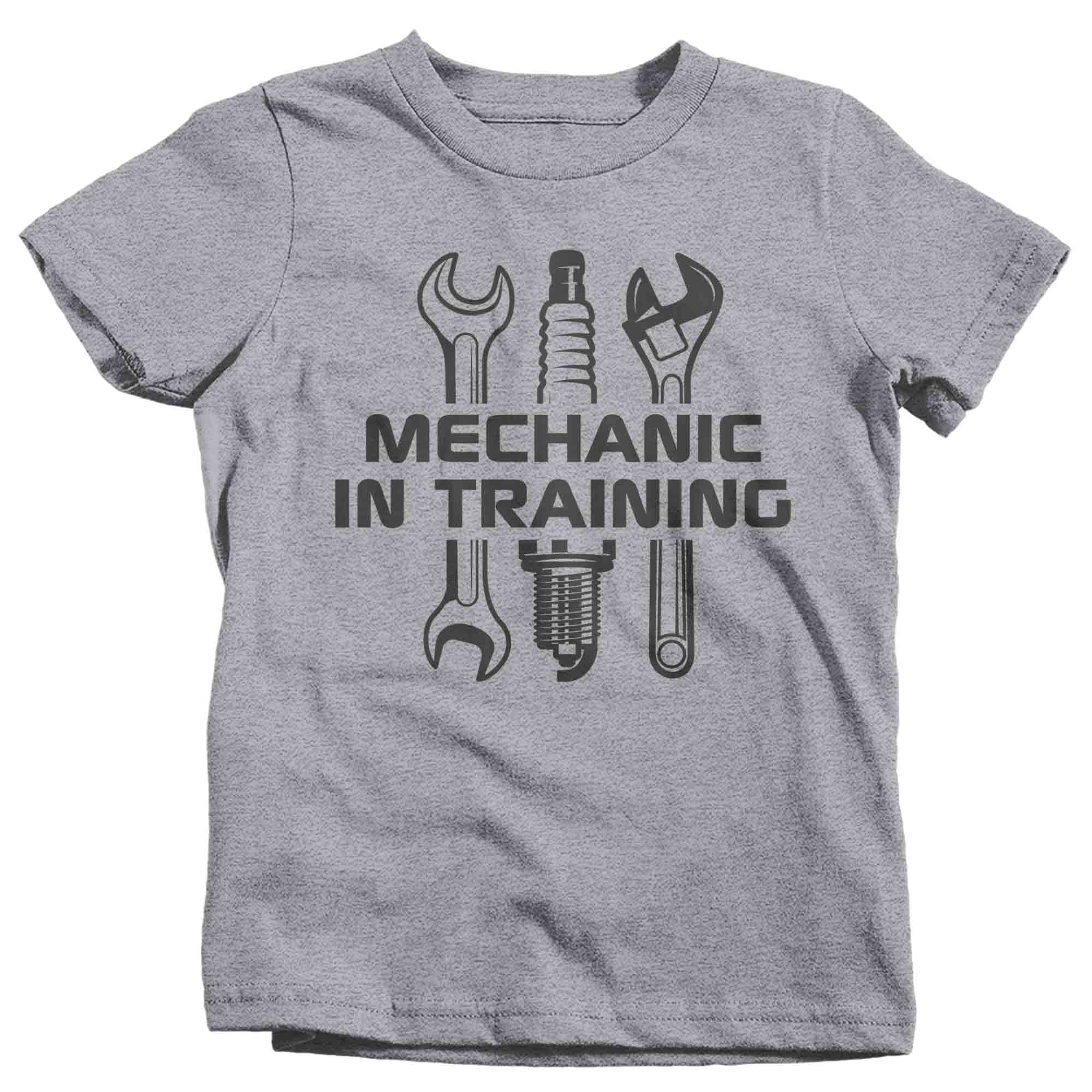 Kids Mechanic T Shirt Mechanic In Training Shirt Daddy And Me Tee Cute Mechanic Shirt For Youth Boy&