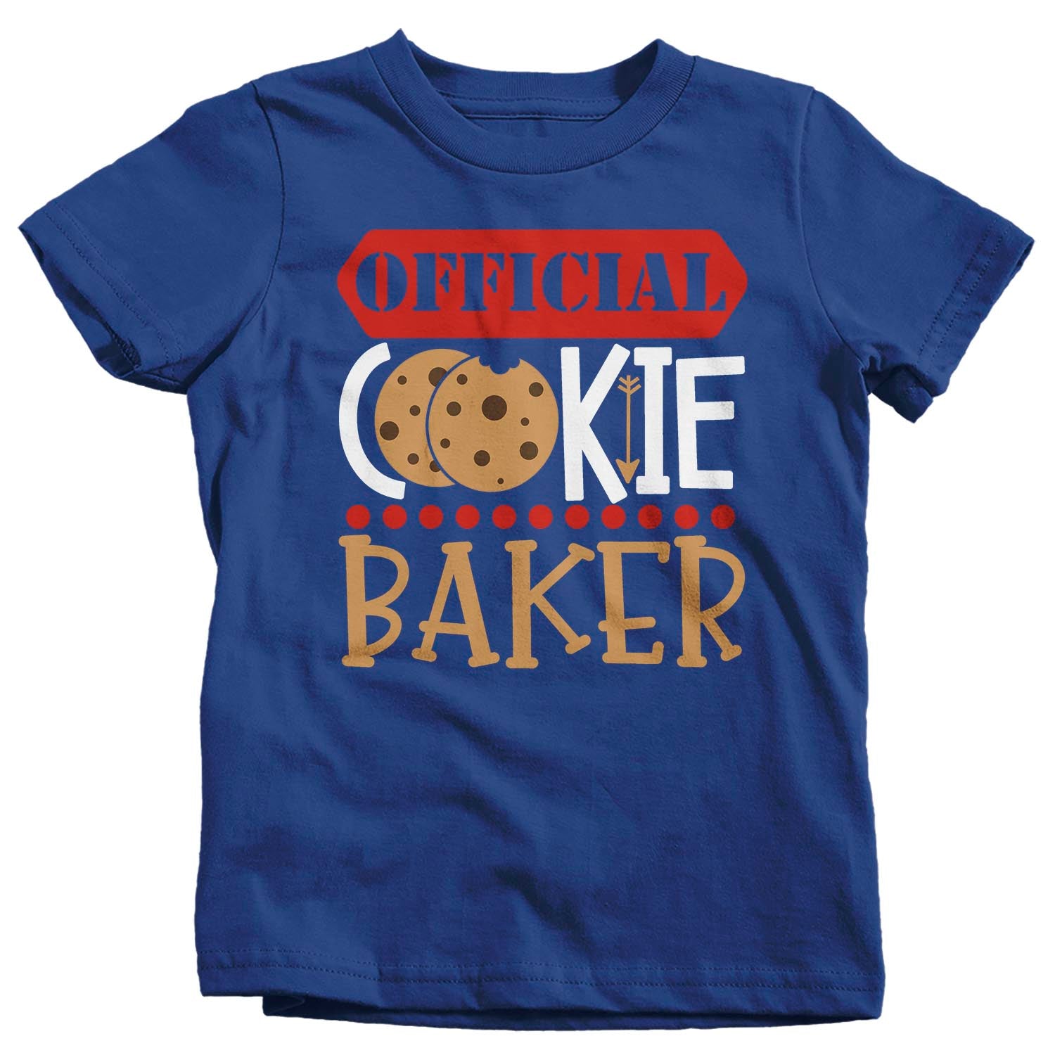 Kids Christmas T Shirt Christmas Official Cookie Baker Matching Xmas Shirts Cute Graphic Tee Baking 