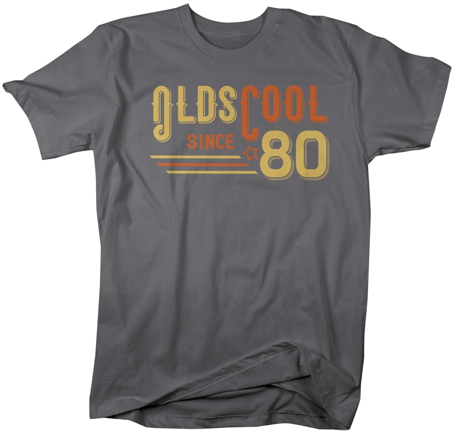 Men's Vintage T Shirt 1980 Birthday Shirt Olds Cool 40th Birthday Tee Retro Gift Idea Vintage Te