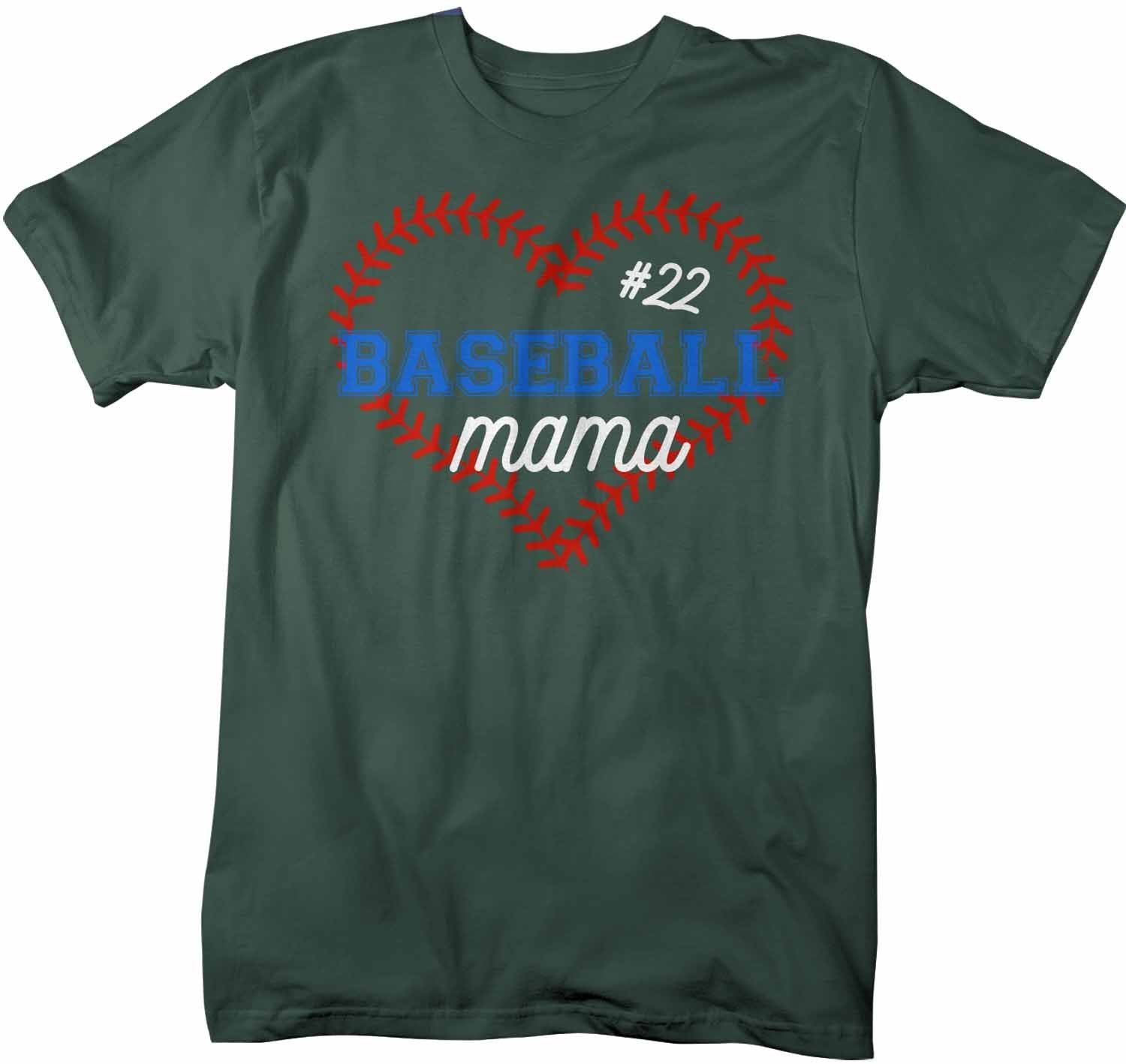 monogrammed baseball shirts for moms