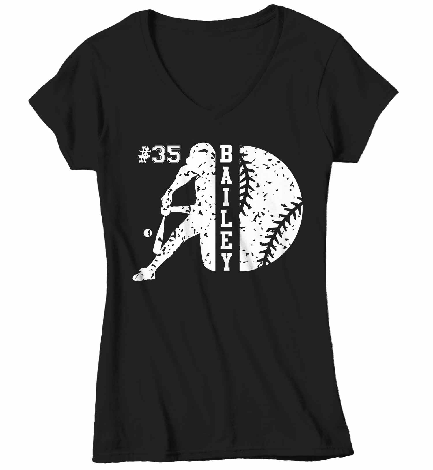 custom baseball shirts for women