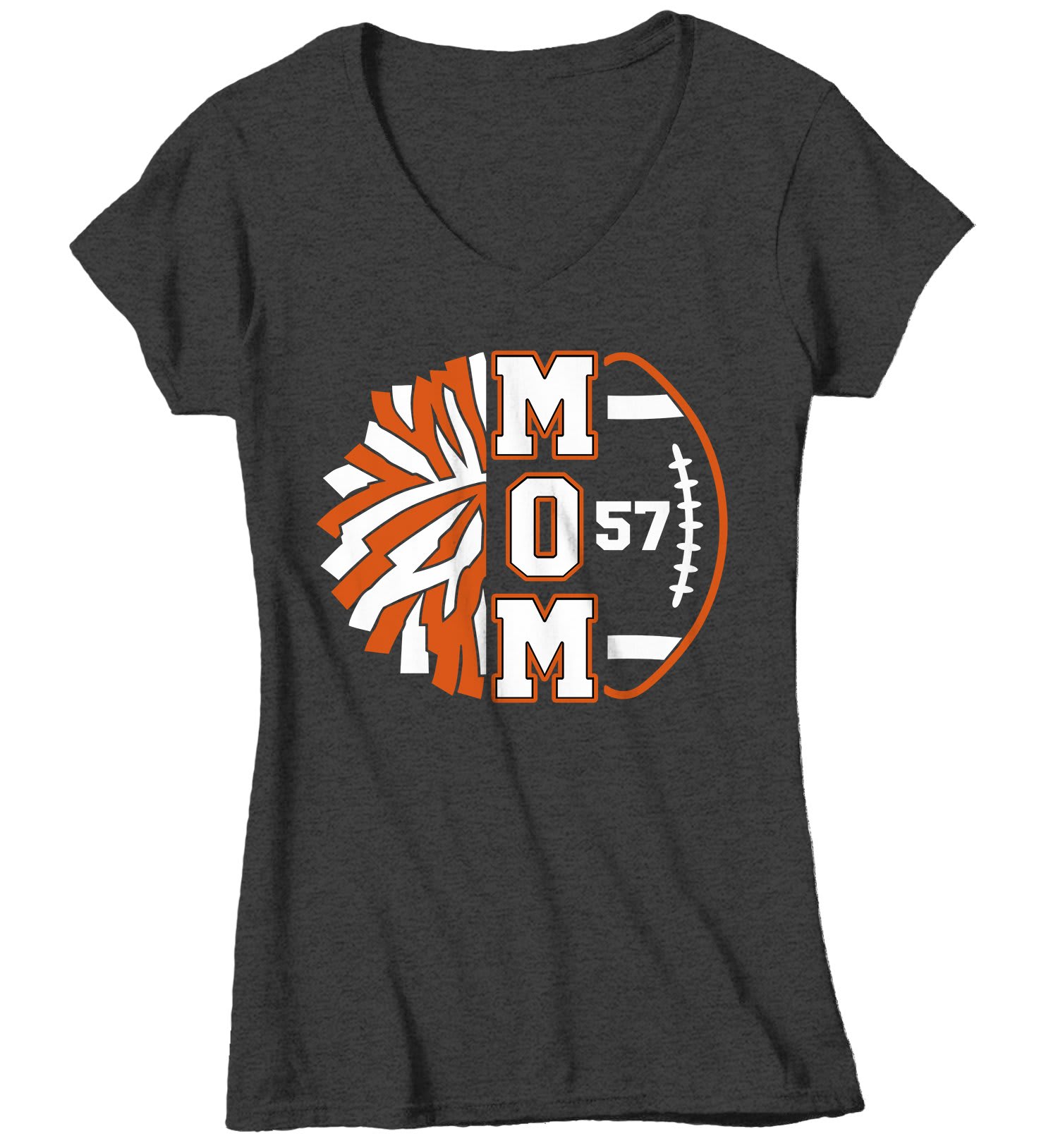 Women's Personalized Cheer Mom T Shirt Custom Football Shirts Cheer T