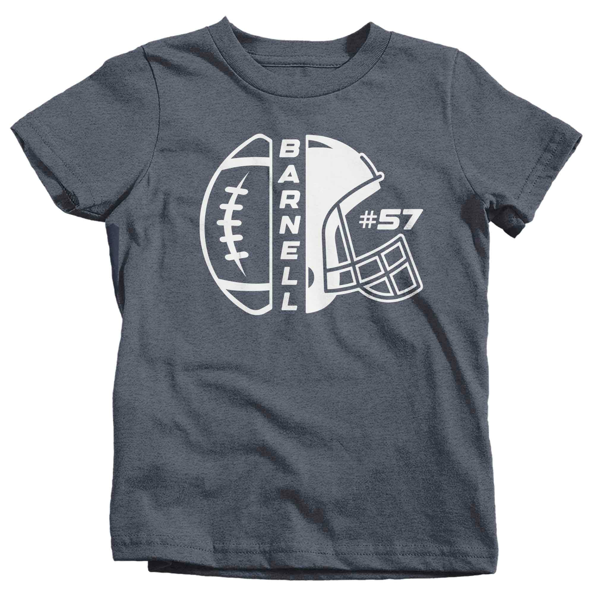 træner Sund mad Kritisk Kids Personalized Football T Shirt Custom Football Shirts Football Dad |  Shirts By Sarah