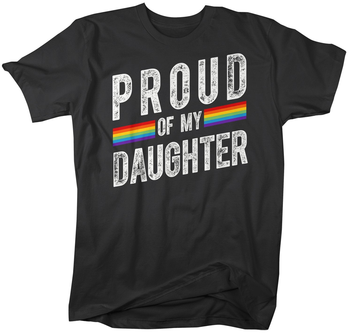 Men's Proud LGBT Mom T Shirt LGBT Mom Shirts Proud Of My Daughter Shirt LGBT Pride T Shirts Grun