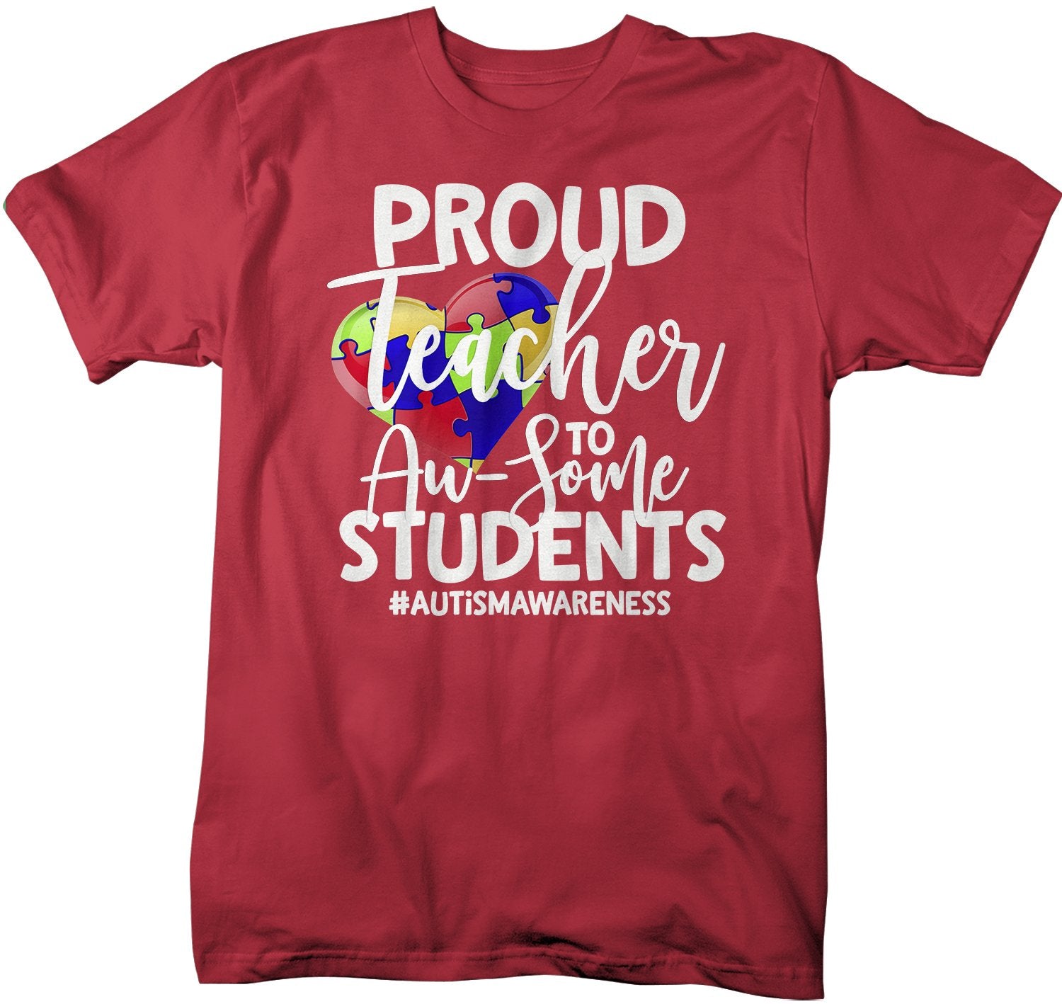 red teacher shirts