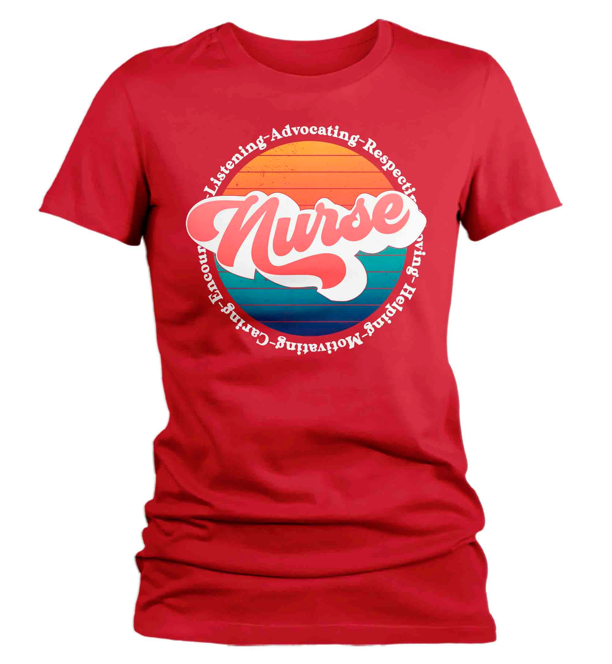 Women's Vintage Nurse Shirt Retro Nurse T Shirt Vintage 60's TShirt Nursing LPN RN Tee Ladie