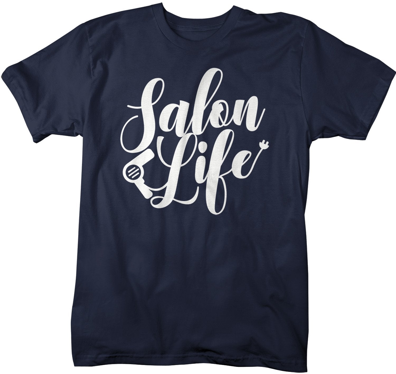 Men's Salon Life T-Shirt Hairdresser Shirts Hair Salon Shirt Barber Shirts Stylist TShirt Gift I