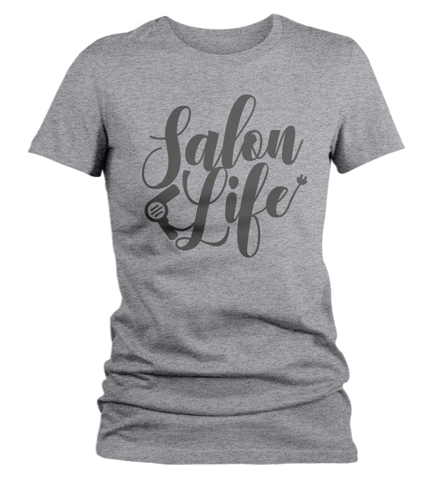 Women's Salon Life T-Shirt Hairdresser Shirts Hair Salon Shirt Barber Shirts Stylist TShirt Gift