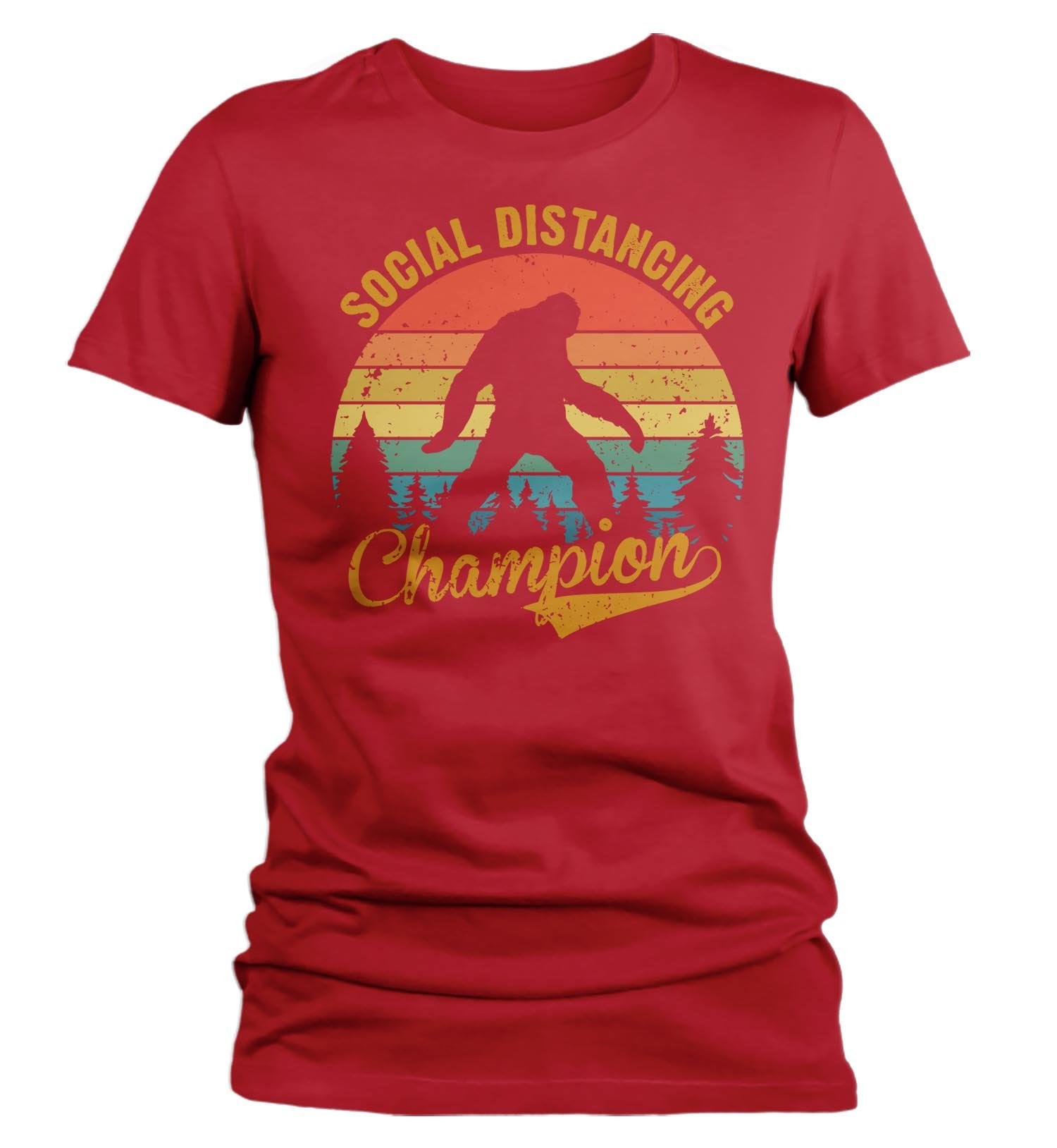 red champion shirt womens