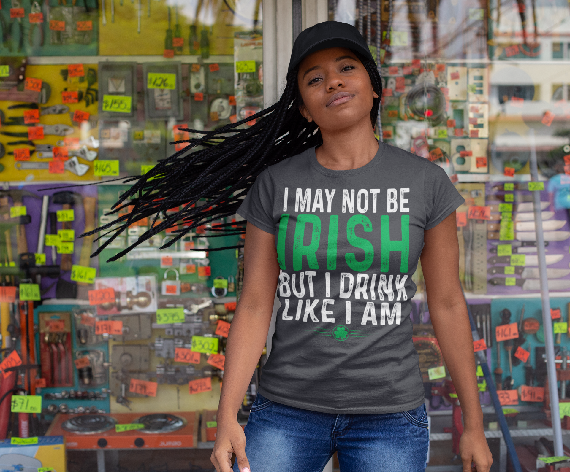 Women's Funny Not Irish Shirt St Patrick's Day T Shirt D