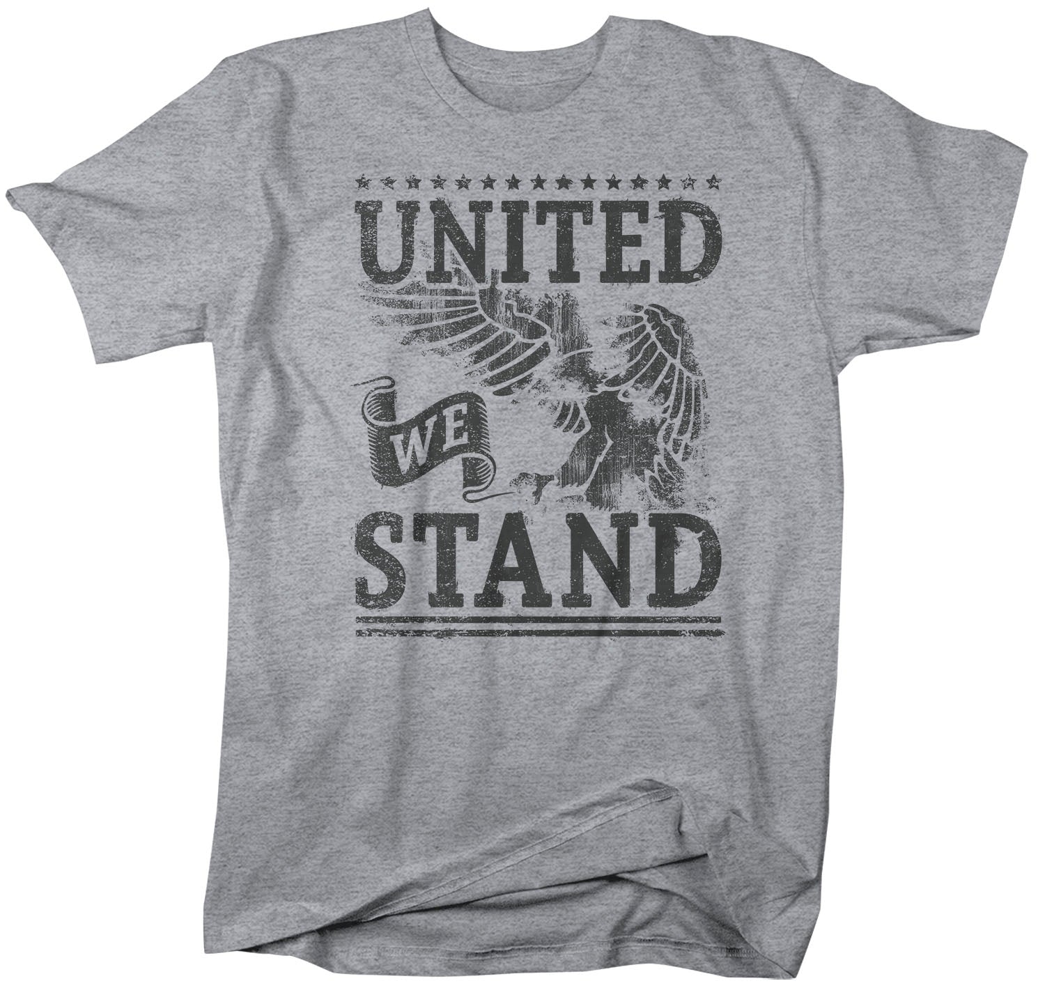 Men's United We Stand T Shirt Eagle Shirt USA Patriotic TShirt 4th July Tee Unisex Men 4th July 