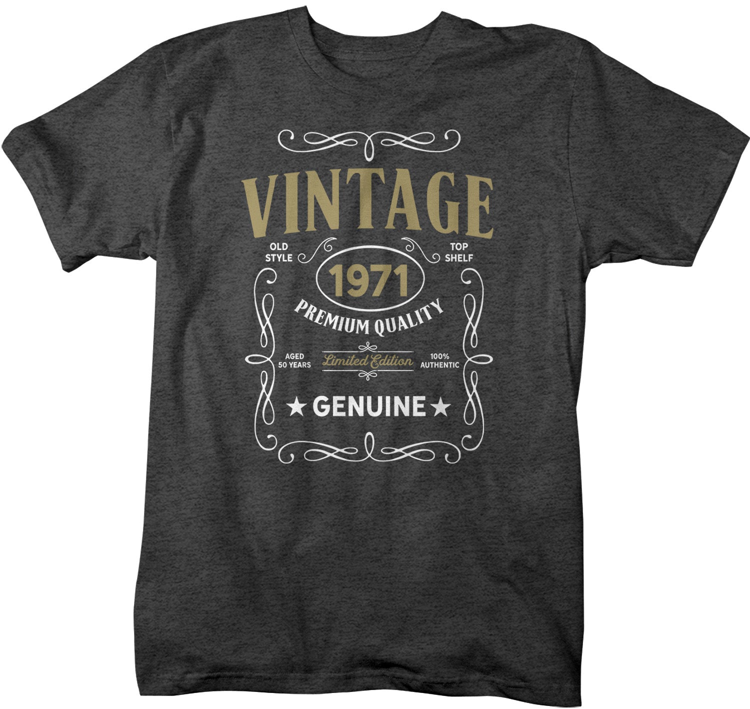 compromis Onderzoek Score Men's Vintage 1971 50th Birthday T-Shirt Classic Fifty Shirt Gift Idea |  Shirts By Sarah
