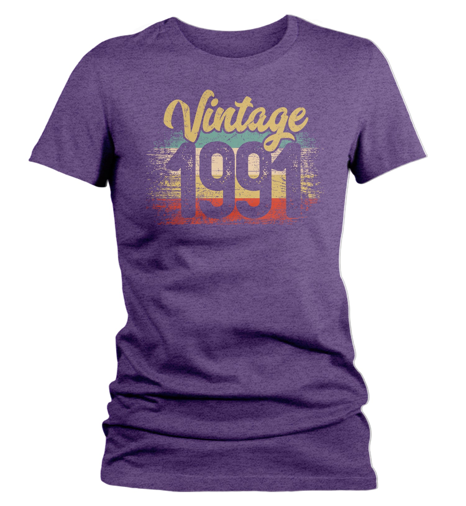 Women's Vintage 1991 Birthday T Shirt 30th Birthday Shirt Th