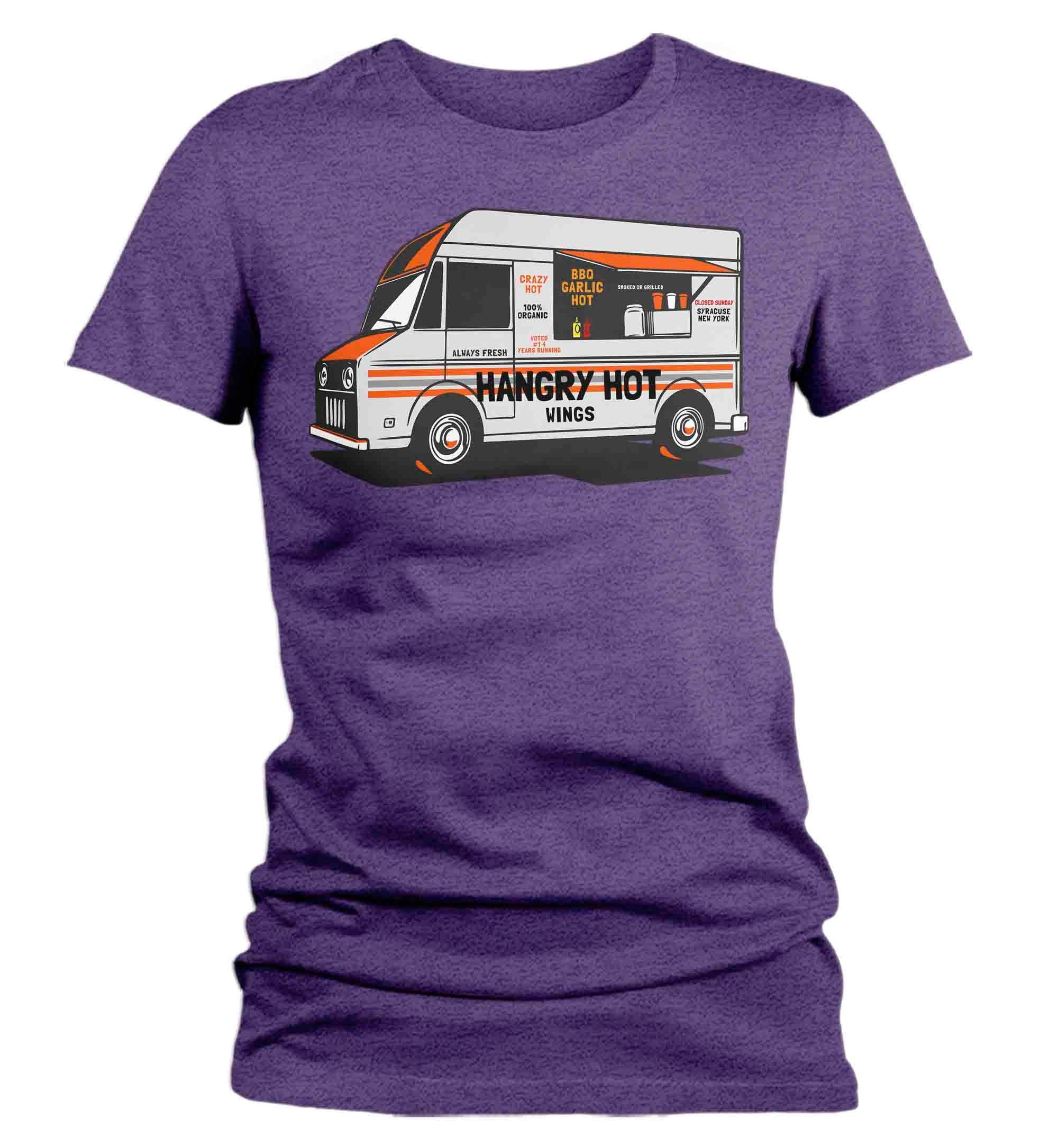 Women's Personalized Food Truck Shirt Custom Restaurant T Shirt Cook Chef Wings Burgers Gift For