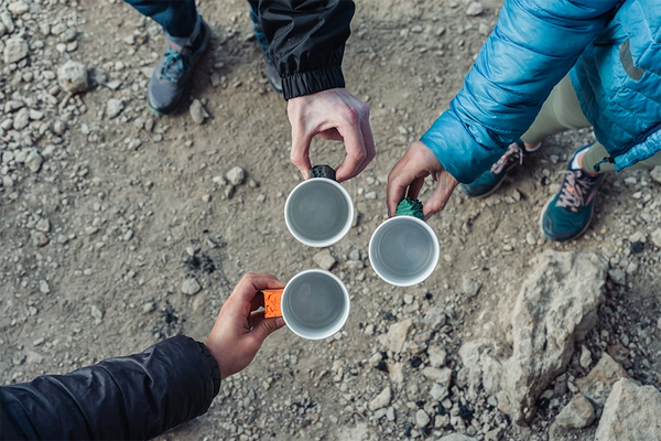 Le mug d'escalade pour pouvoir s'amuser en grimpant