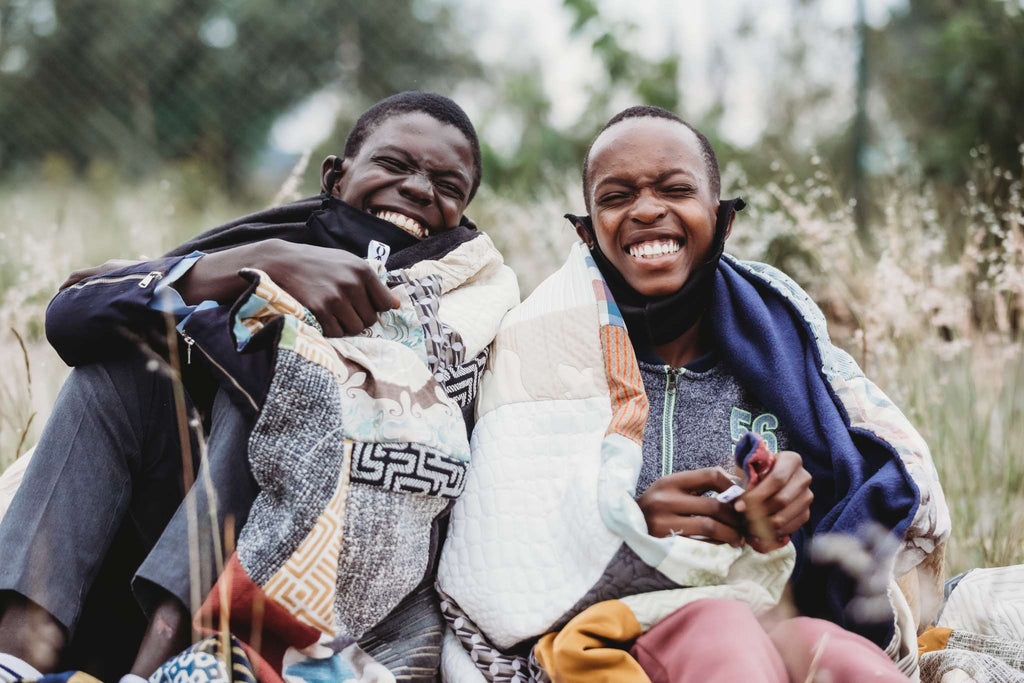 DIY GIRSL MAKES QUILTED BLANKETS FOR VULNERABLE COMMUNITIES, FROM OFF-CUT FABRICS 