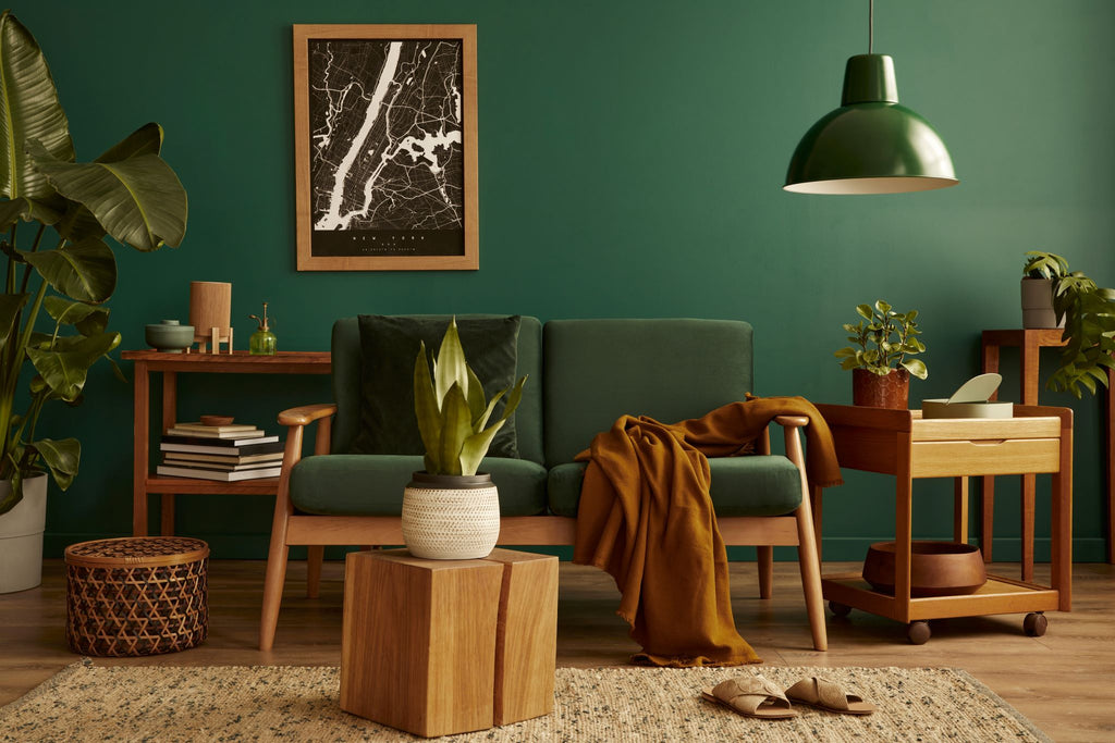 The 9 hottest décor trends for 2023 - green and brown interiors