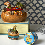 HALCYON DAYS BONBONNIERES 陶器人形付き小物入れ 格安販売中 3800円