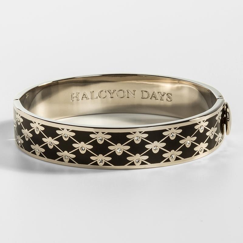 Halcyon Days Gold-Plated Bee Bangle