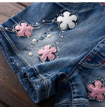 Load image into Gallery viewer, Girl Denim Romper Jeans
