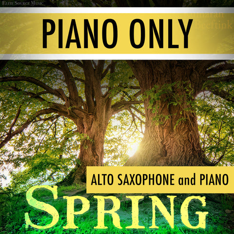 Spring Alto Saxo Piano Only