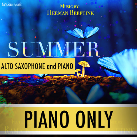 Summer Alto Sax Piano Only