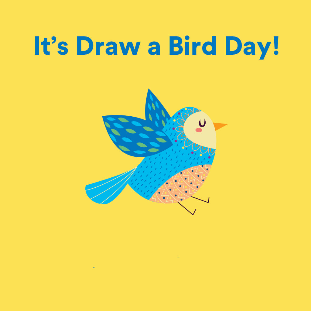 Bluebird Botanicals Draw a Bird