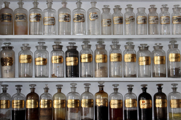 Apothecary bottles