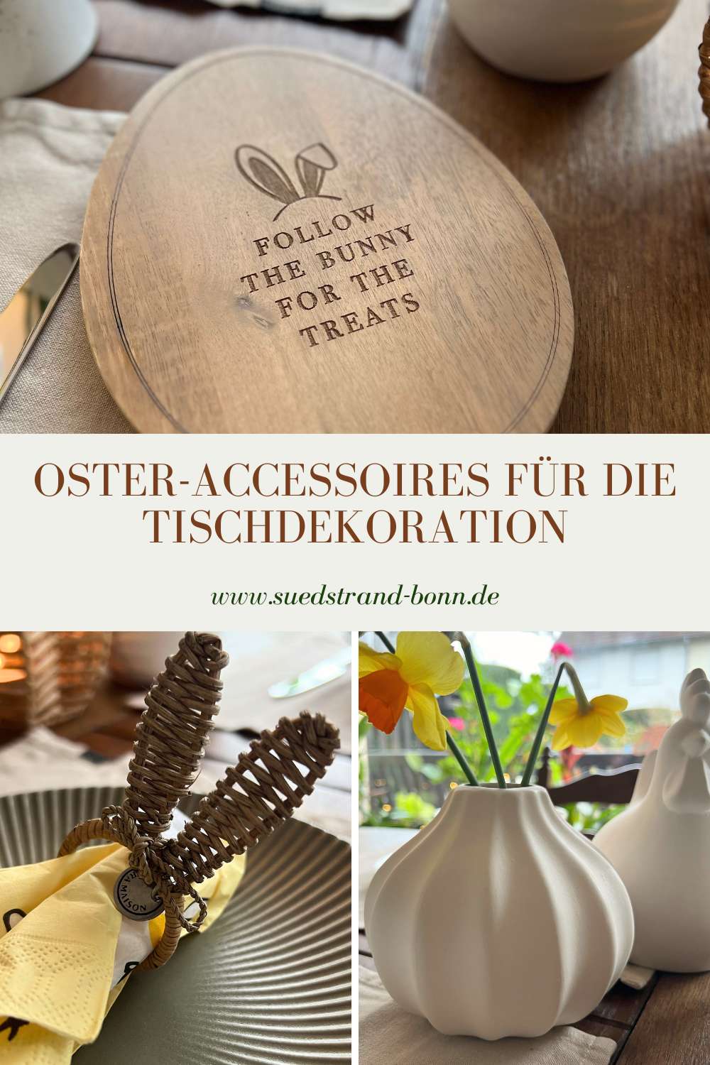 Oster-Accessoires für die Tischdekoration von Rivièra Maison