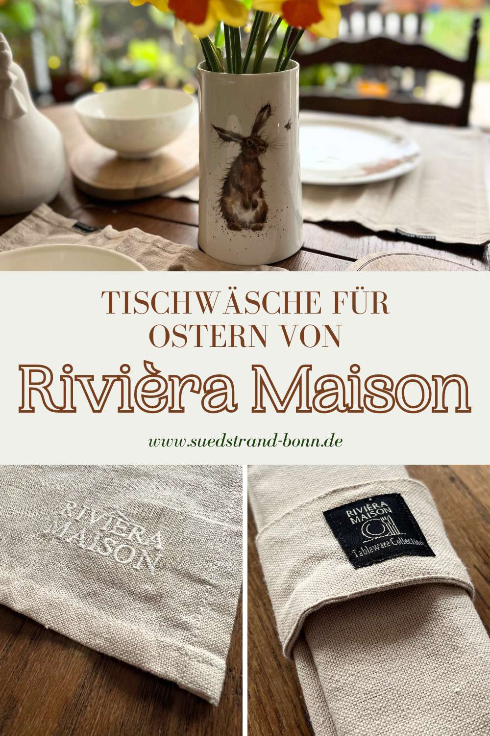 Tischwäsche für Ostern von Rivièra Maison