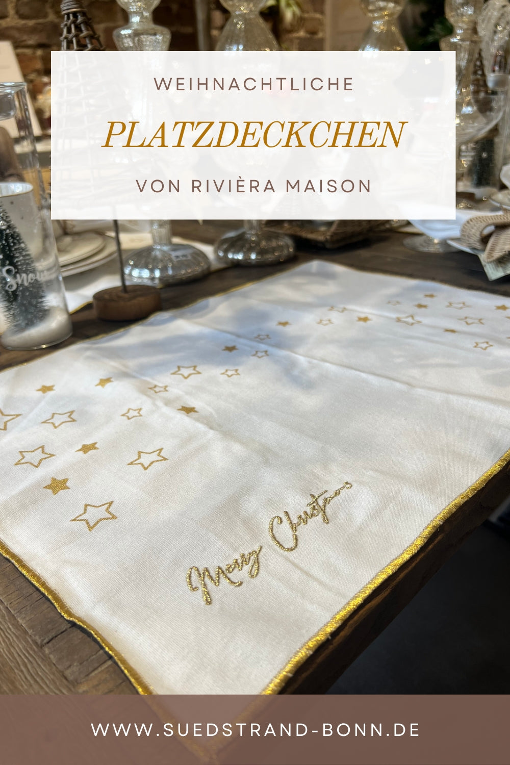 Weihnachtliches Platzdeckchen von Rivièra Maison