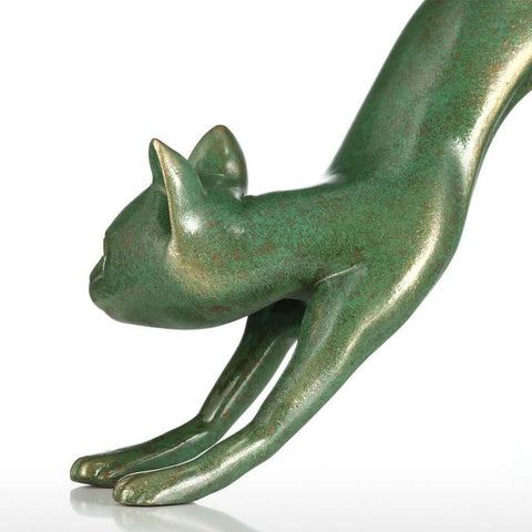 Statue Chat Moderne Fibre De Verre Decoration Chat Animoment