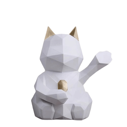 Statuette Chat Origami Decoration Chat Animoment