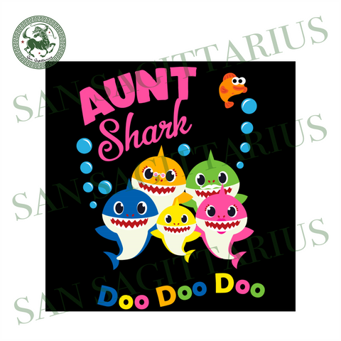 Free Free 135 Auntie Shark Svg Free SVG PNG EPS DXF File