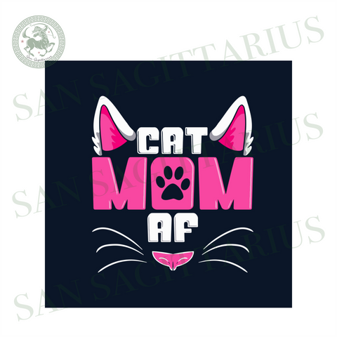 Download Mother Father Day Family Gifts San Sagittarius Tagged Cat Mom Svg