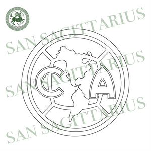Download Club America Svg Sport Svg Sports Team Logo Vector Soccer Svg Liga San Sagittarius