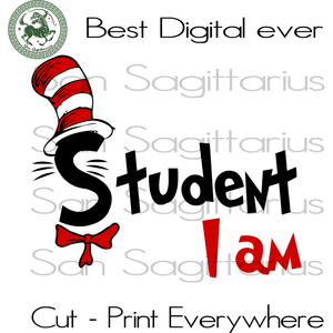 Download Student I Am Book Lover Student Svg Files For Silhouette Cricut Files San Sagittarius