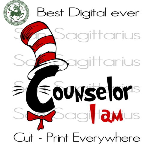 Paraprofessional I Am Dr Seuss Svg Dr Seuss Cut File Paraprofessional Gift Svg Dr Seuss School Gift Svg Files For Silhouette Cricut Files Instant Download San Sagittarius