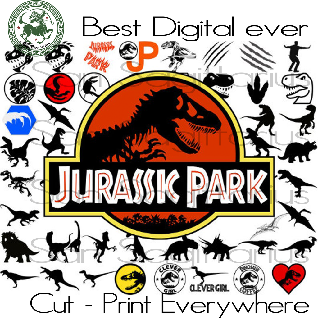 Download Jurassic Park Movie Clipart Bundle Birthday Best Gifts For Kids Svg Fi San Sagittarius