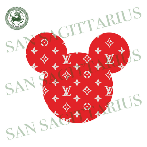 Shop online Louis Vuitton Mickey Mouse SVG file at a flat rate